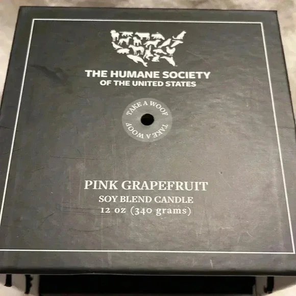 Dachshund 12oz Soy Blend “Pink Grapefruit” Candle -NEW- Approx 4 1/4” tall - Picture 2 of 4